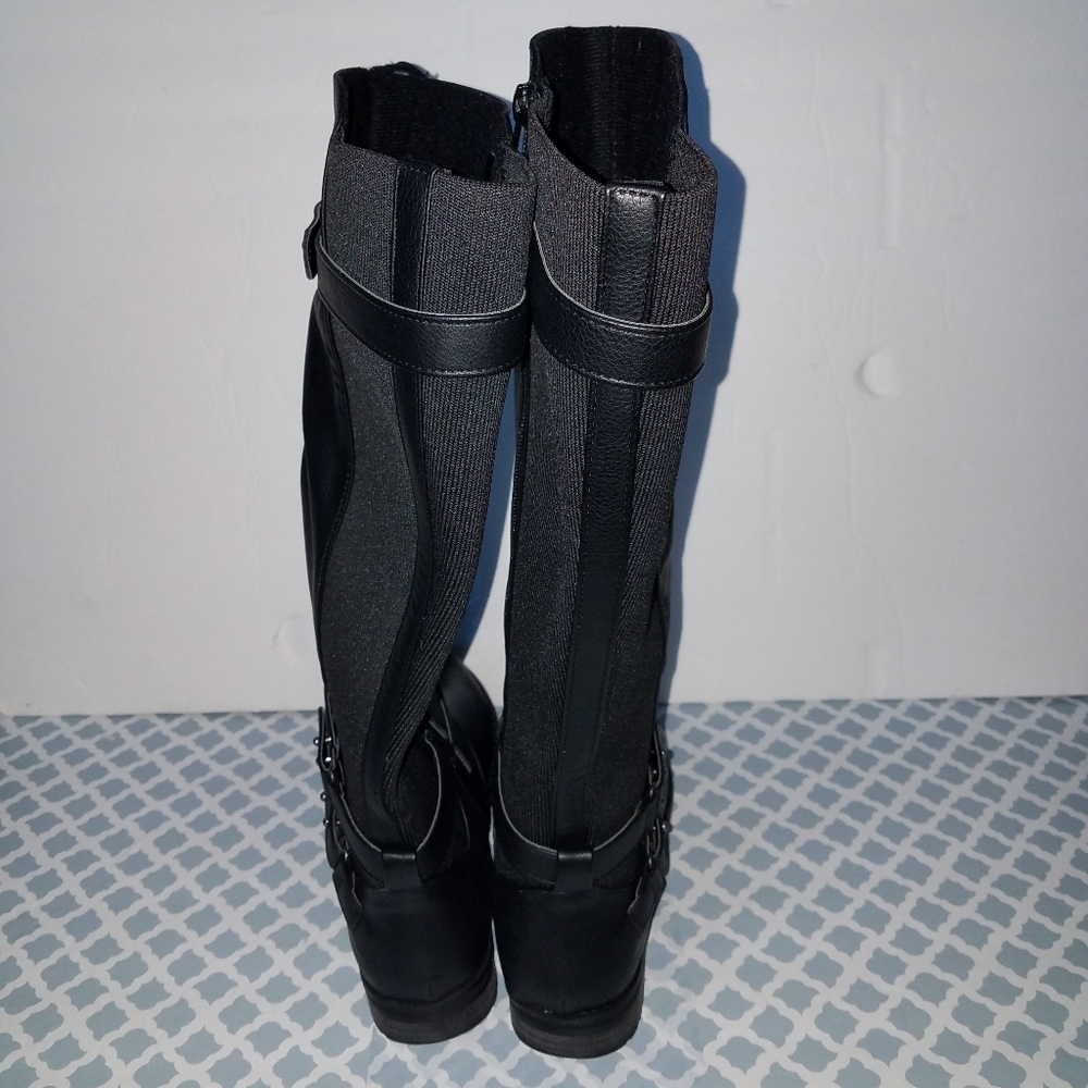 Lane Bryant 9W Wide Calf Ascena Black Boots New - Picture 4 of 15